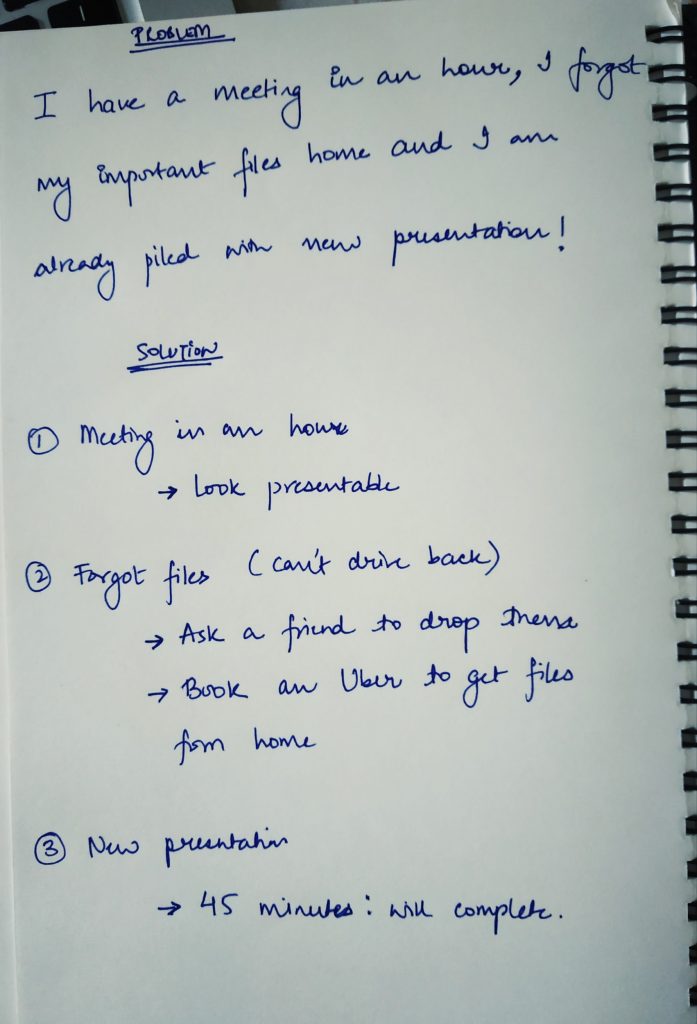 Start Looking For Solutions