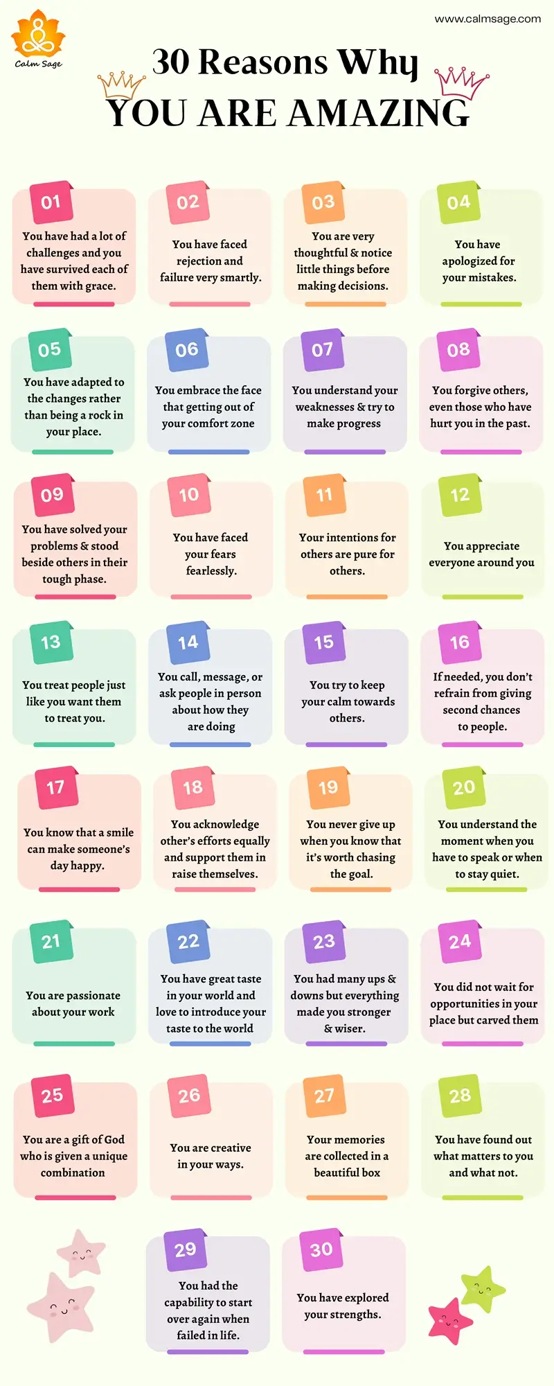 reasons why you are amazing