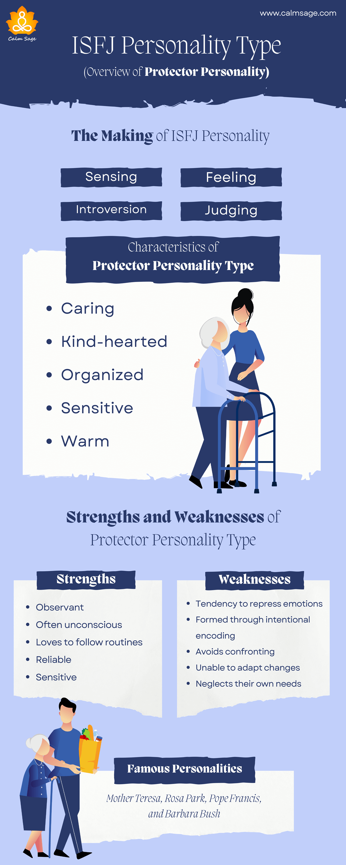 protector personality ISFJ